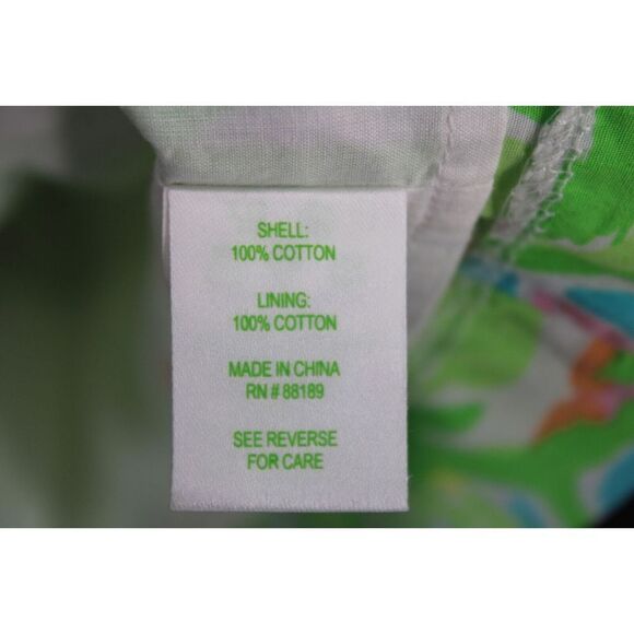 Lilly Pulitzer Fryer Shift Dress Elephant Ears Print Size 2 - Picture 7 of 7